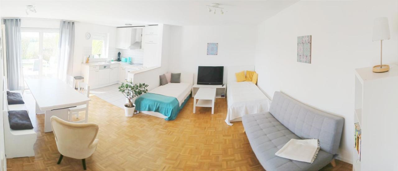 Sonniges 2-Zimmer-Gartenapartment Bietigheim-Bissingen Buitenkant foto